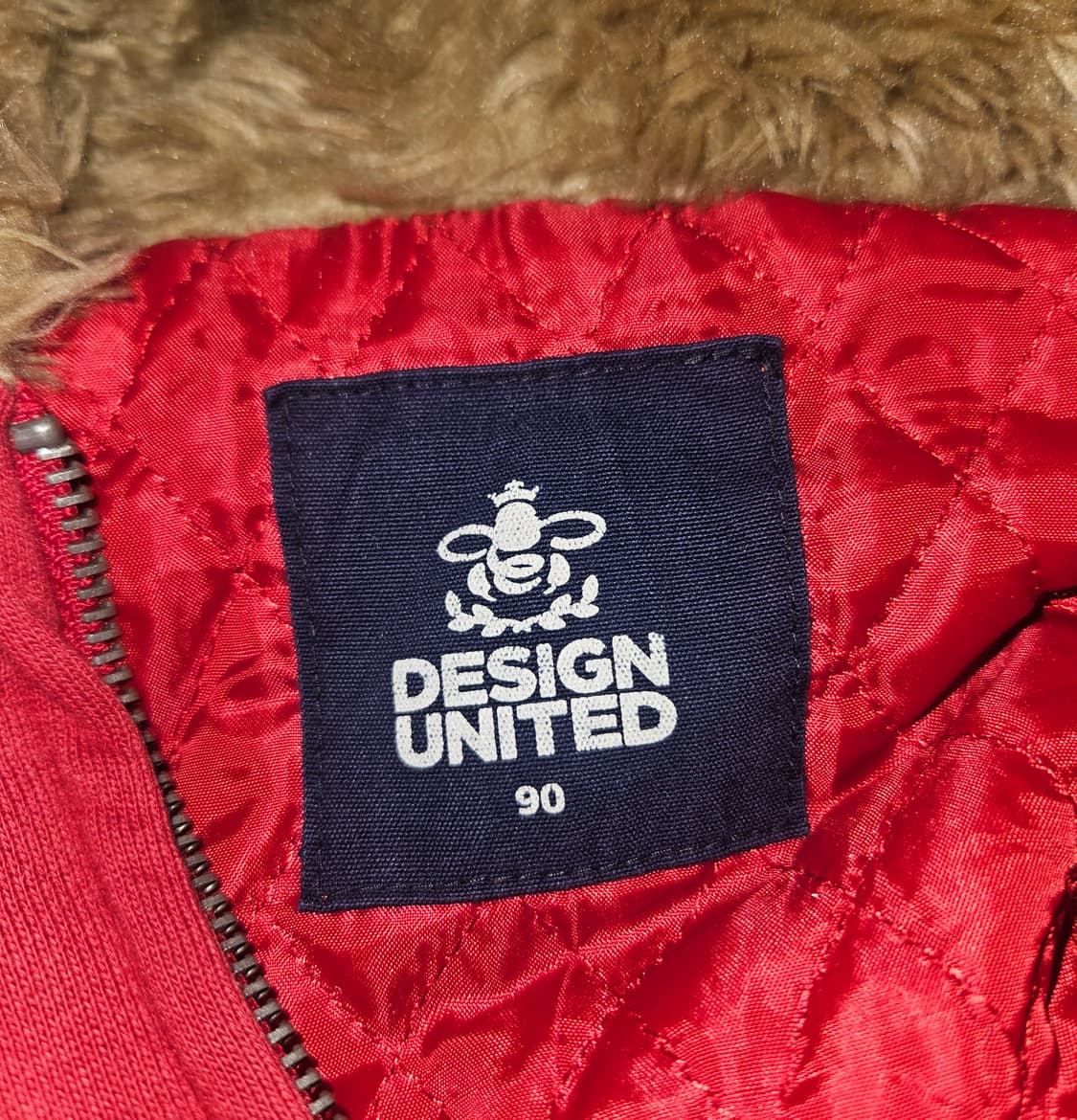 design united y2k 2000s 그런지 빈티지 퍼 트리밍 집업 상품이미지4