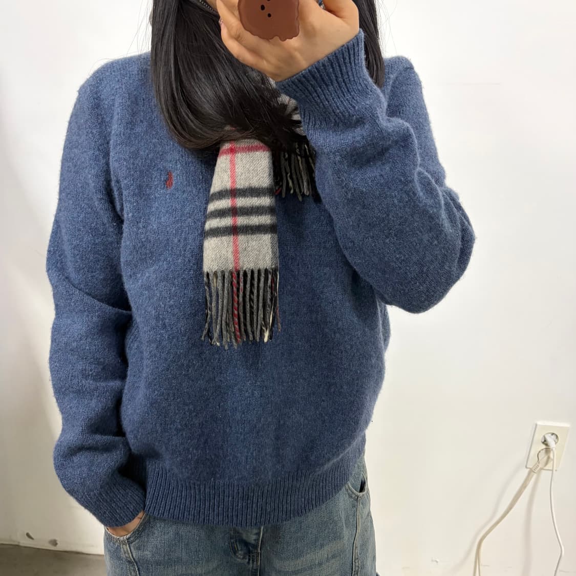 폴로 반집업 니트[1791] 상품이미지2