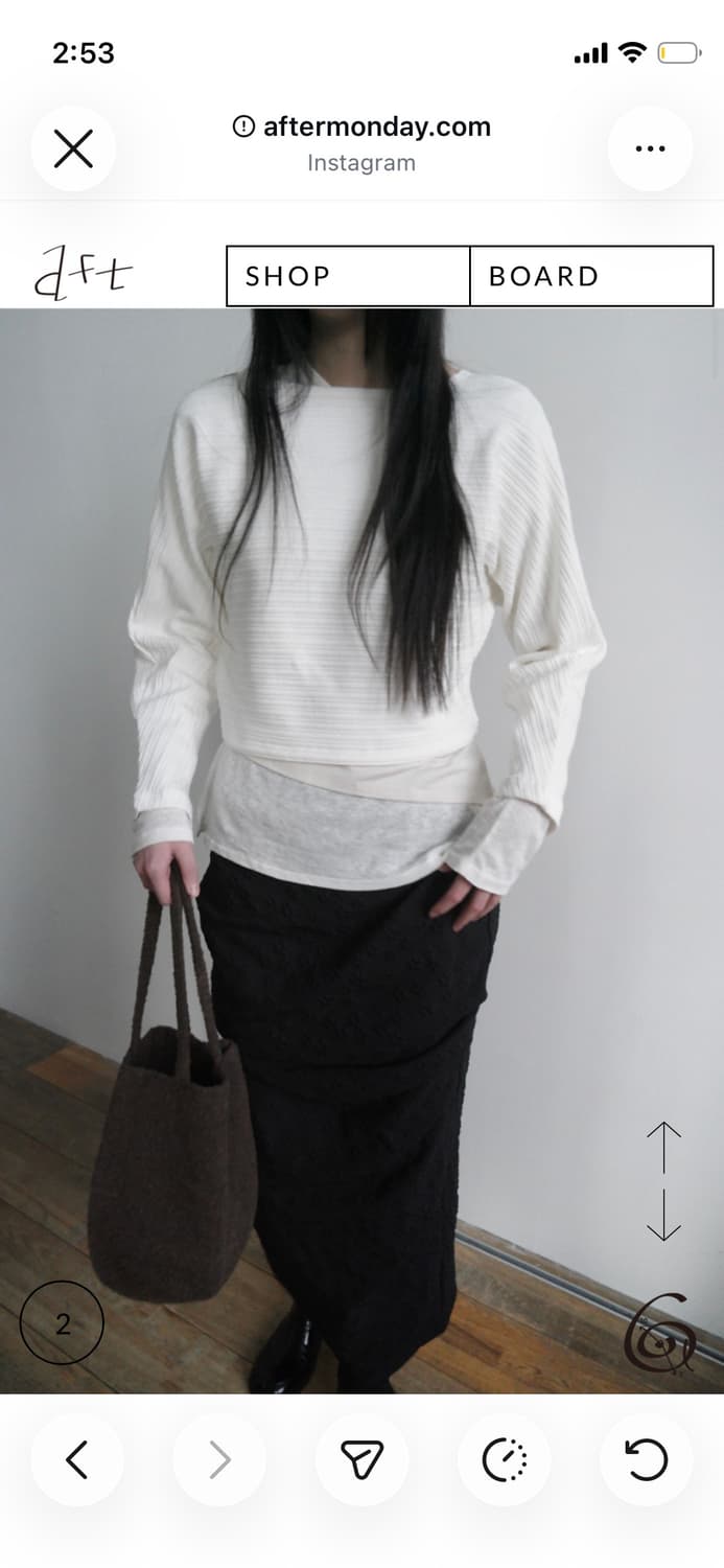 애프터먼데이 니트 상품이미지1