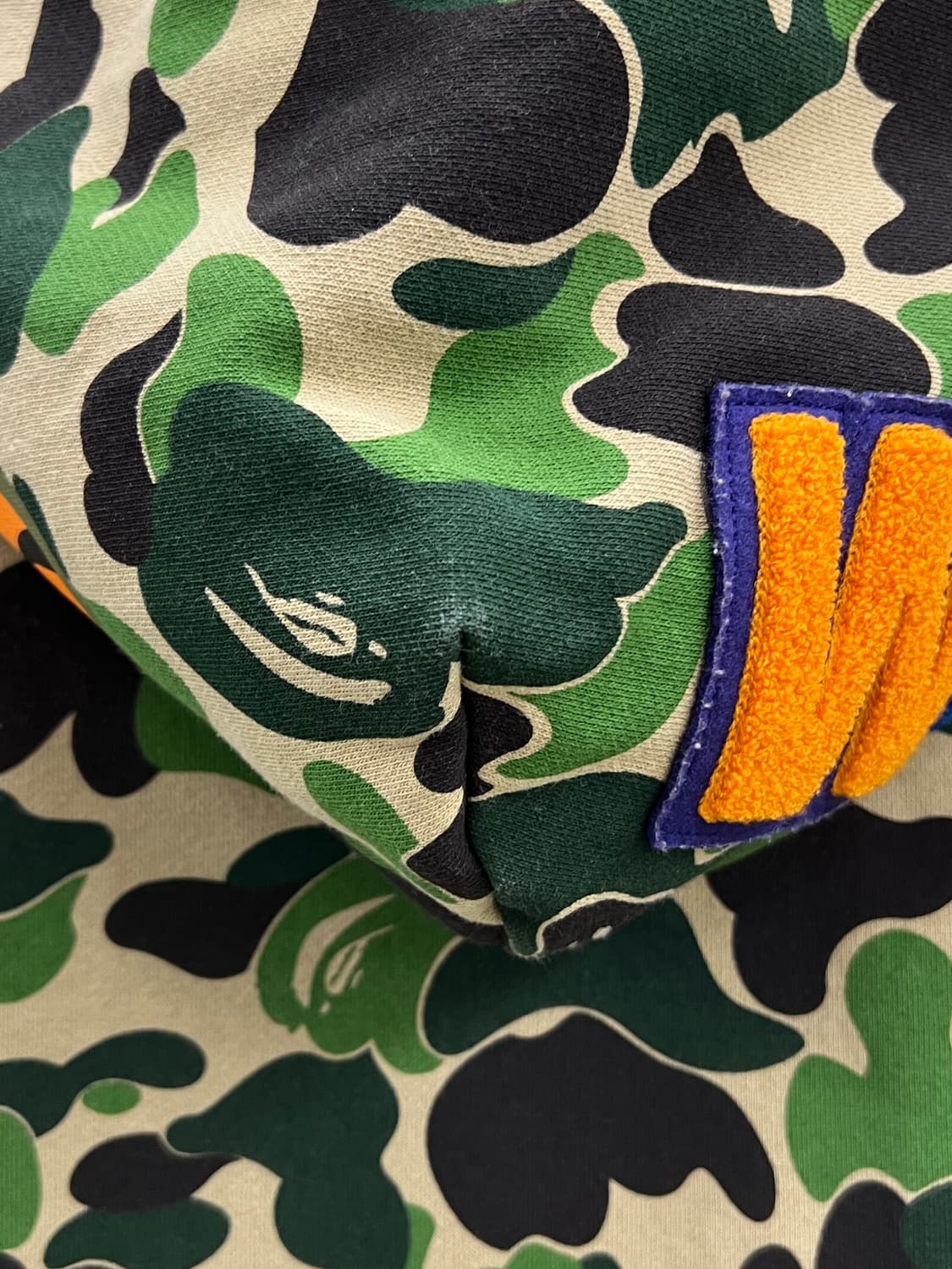 베이프 녹계 빅 ABC 카모 샤크 후드집업 상품이미지10