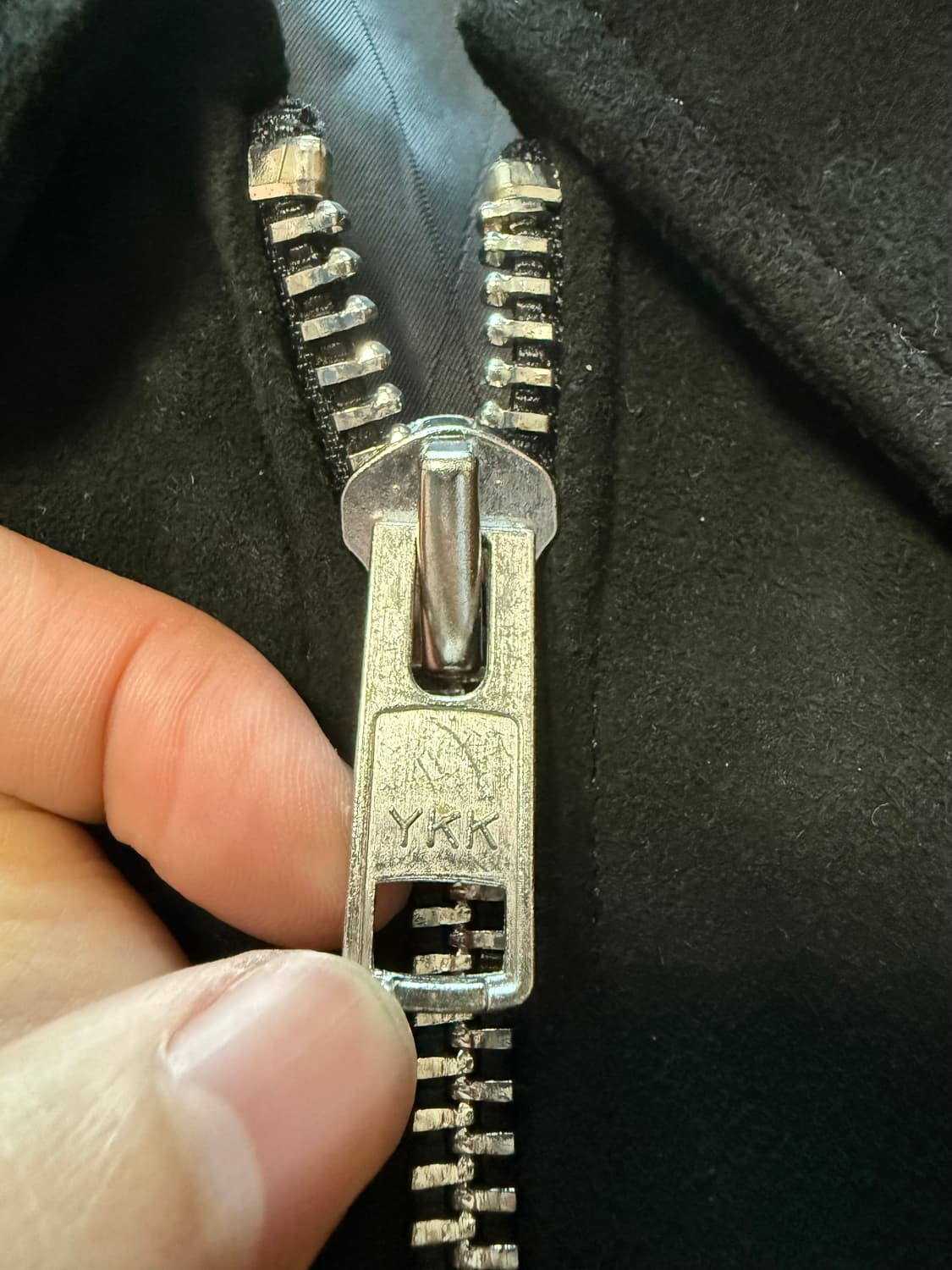 (L) 스투시 양가죽 스웨이드 빙 자켓  상품이미지2