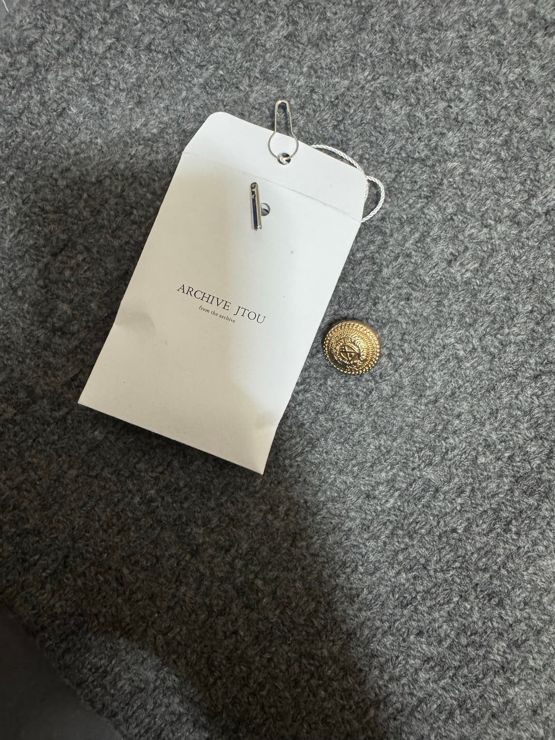 아카이브제이투유  오버핏 다이애나 가디건 차콜  상품이미지4