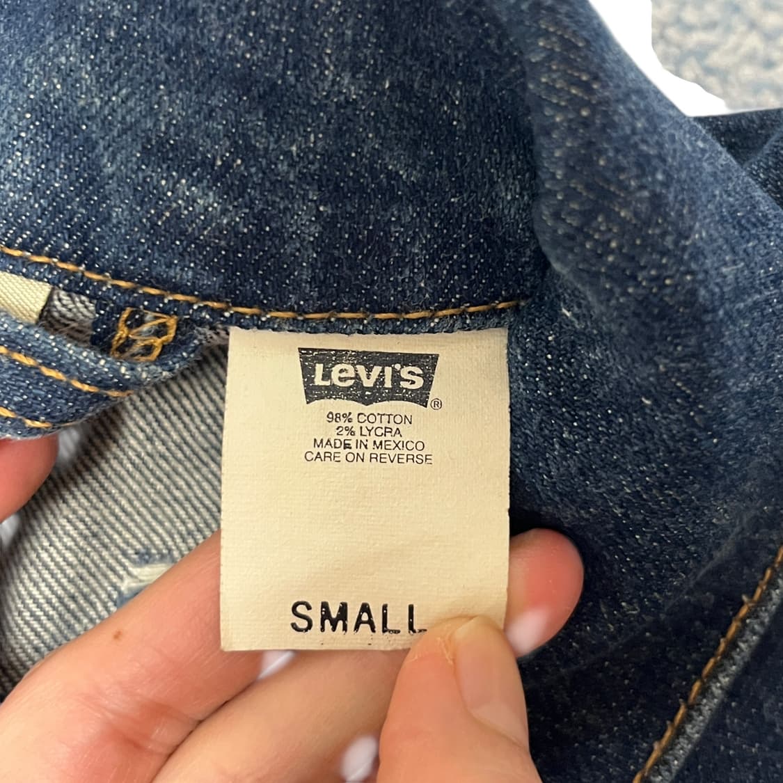 리바이스 레드텝 여성 데님 트러커 자켓 S 상품이미지7