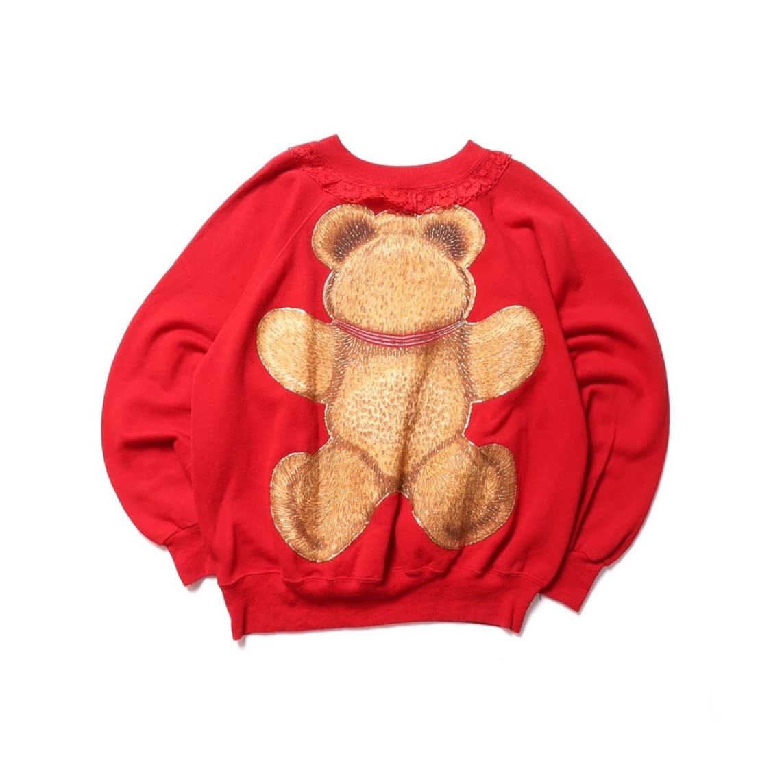 Ultra Sweats Frill Teddy Bear Sweatshirt 상품이미지4