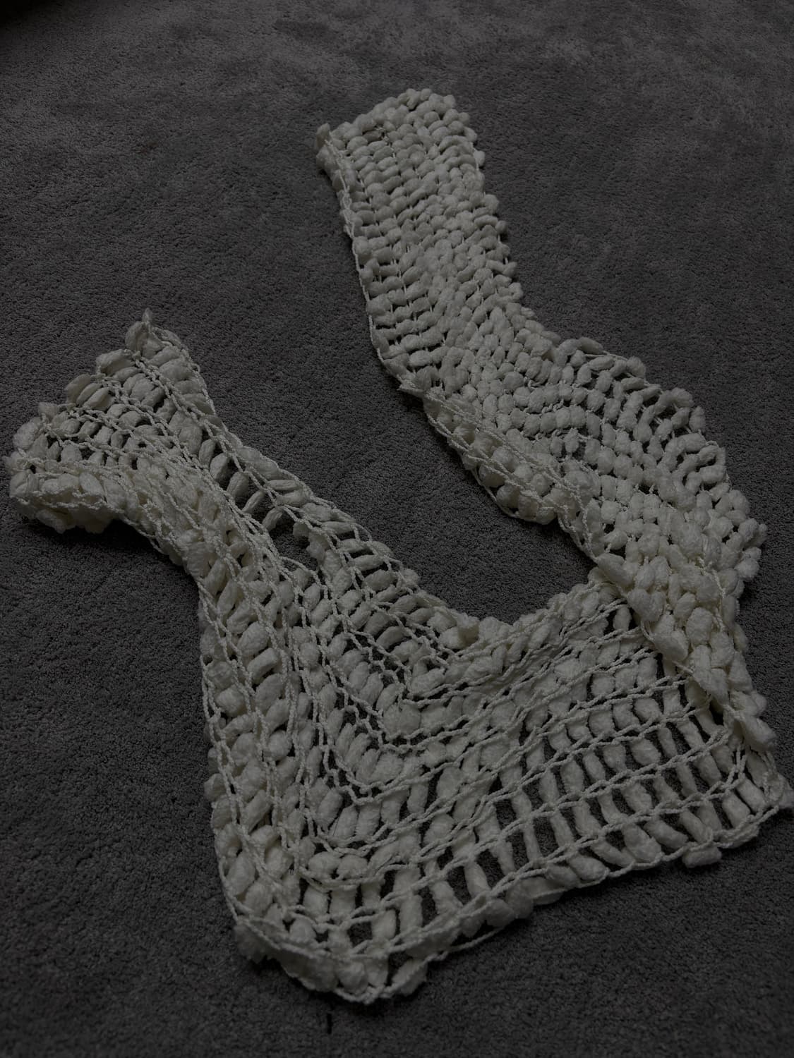 Vintage grunge punk mood fishnet muffler 상품이미지3