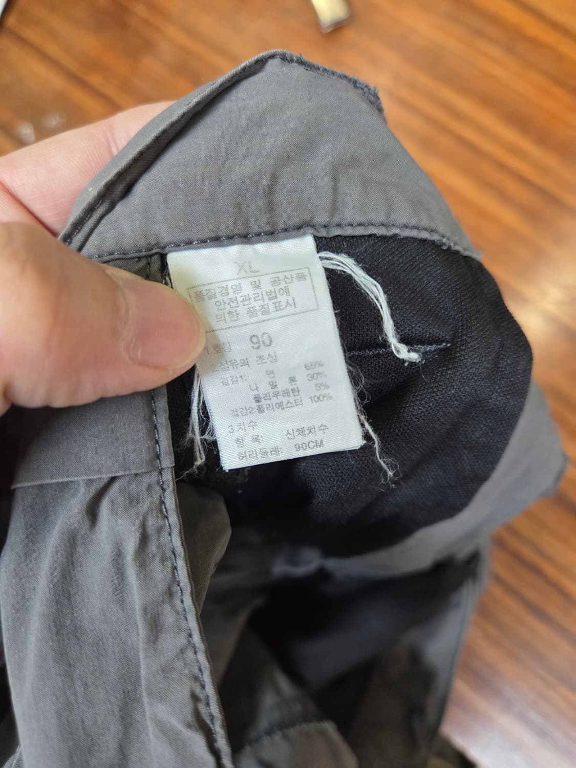 노스페이스 화이트라벨 나일론 면 7부 카고팬츠 xl 상품이미지3