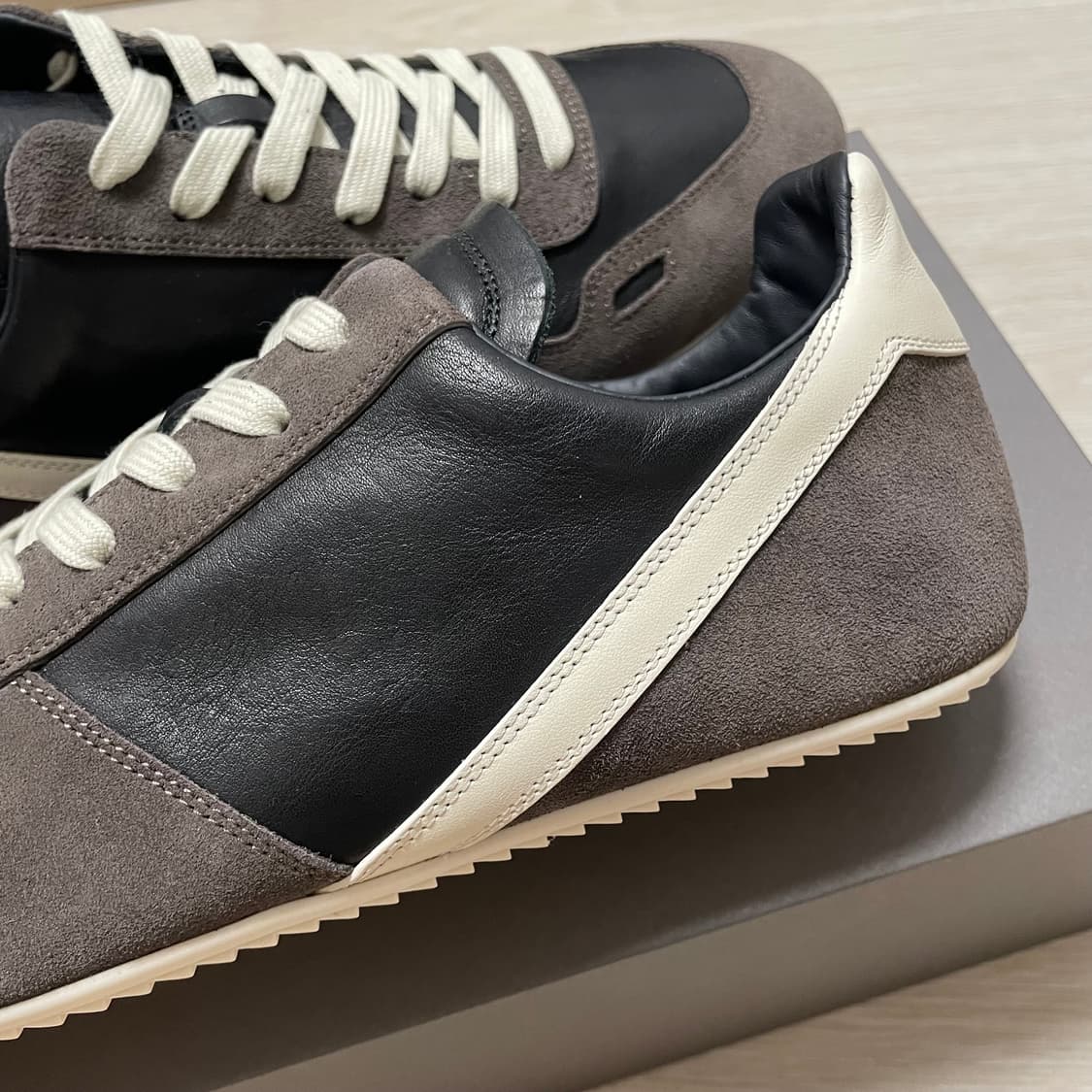 릭오웬스/ 미니멀 레더 스니커즈/ 43 상품이미지4