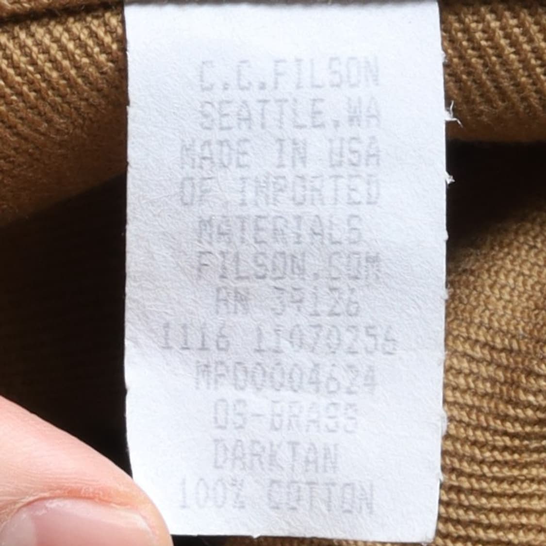 필슨 Filson Tote Bag 
 상품이미지5