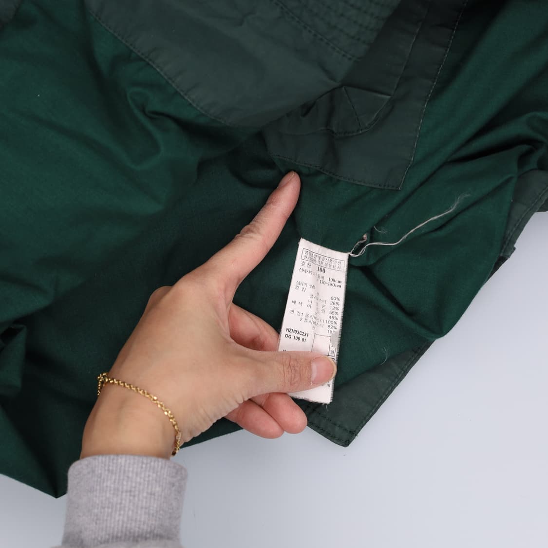 100 헤지스 롱 야상 자켓 0409H1 상품이미지5