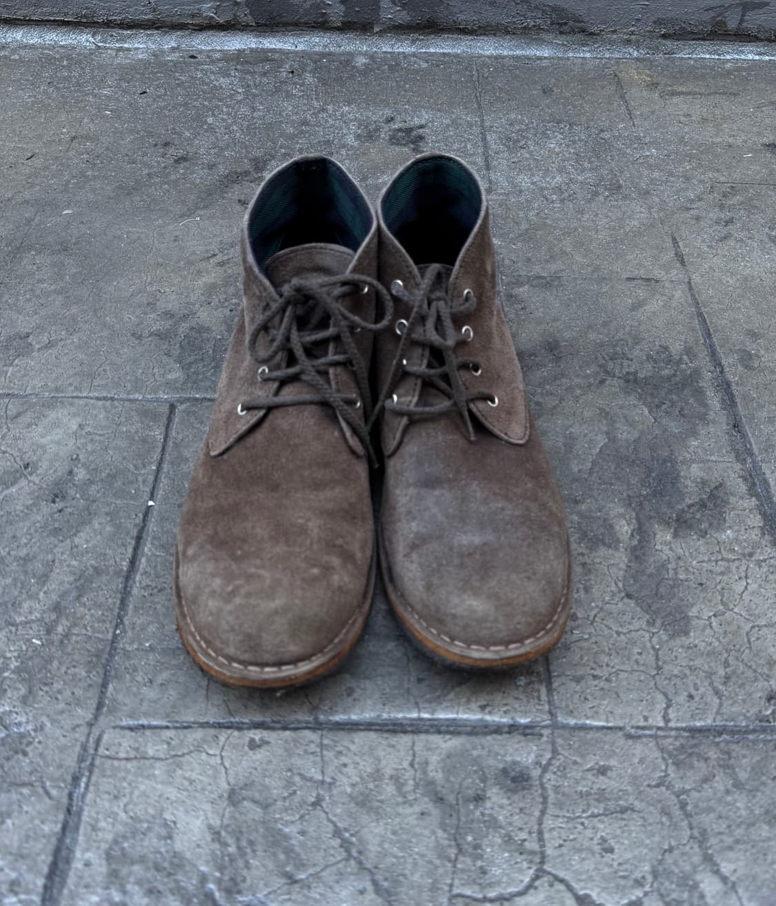 꼼데가르송 옴므 크레페 솔 스웨이드 4홀 부츠 상품이미지3