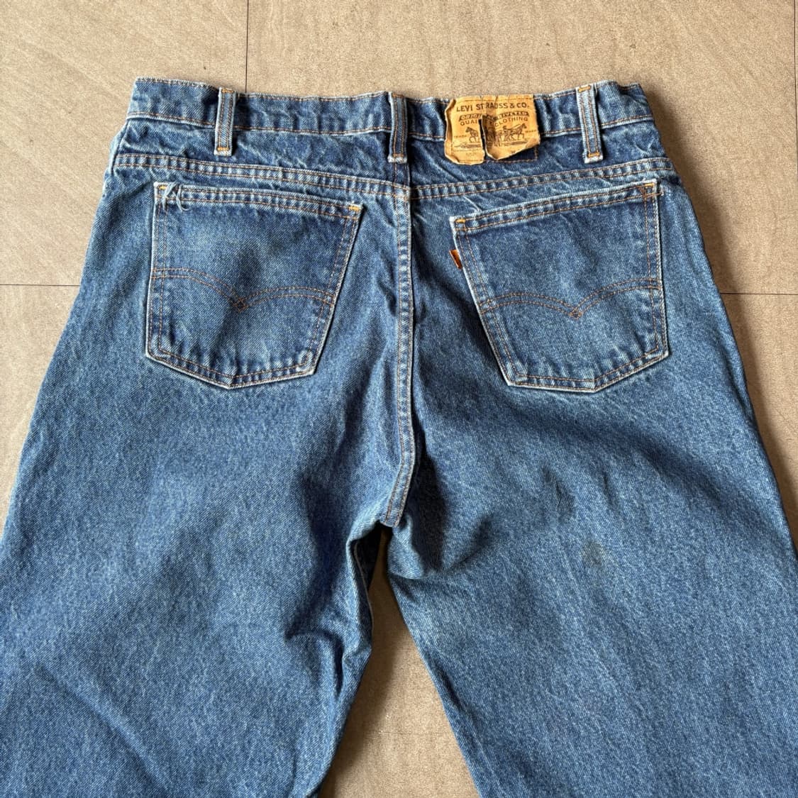 캐나다 생산 리바이스 550 데님 오렌지탭 팬츠 상품이미지6