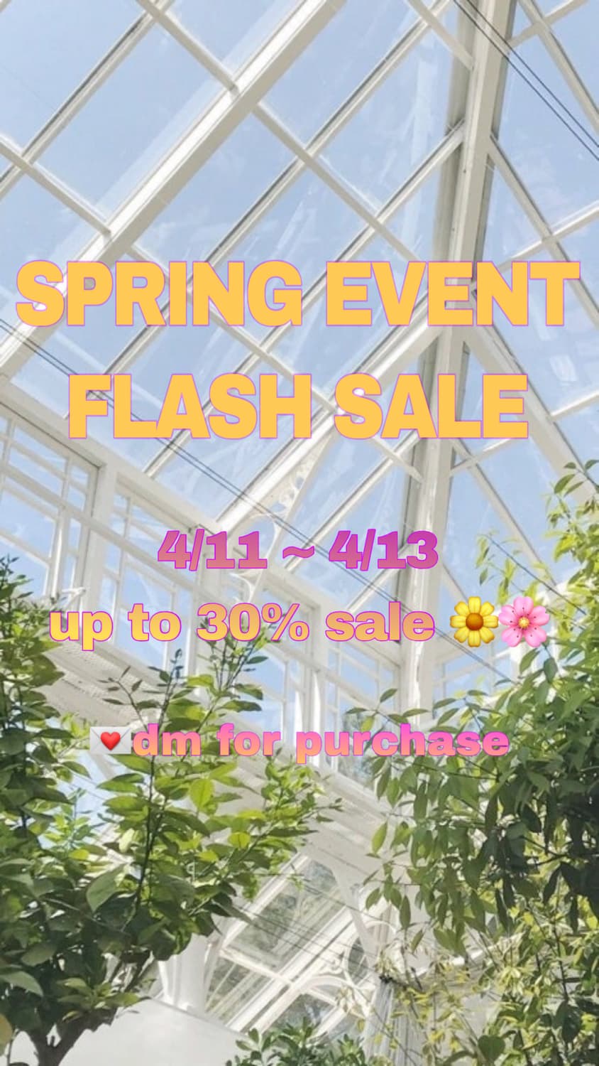 🤍 봄 맞이 할인 공지사항 🤍 상품이미지1