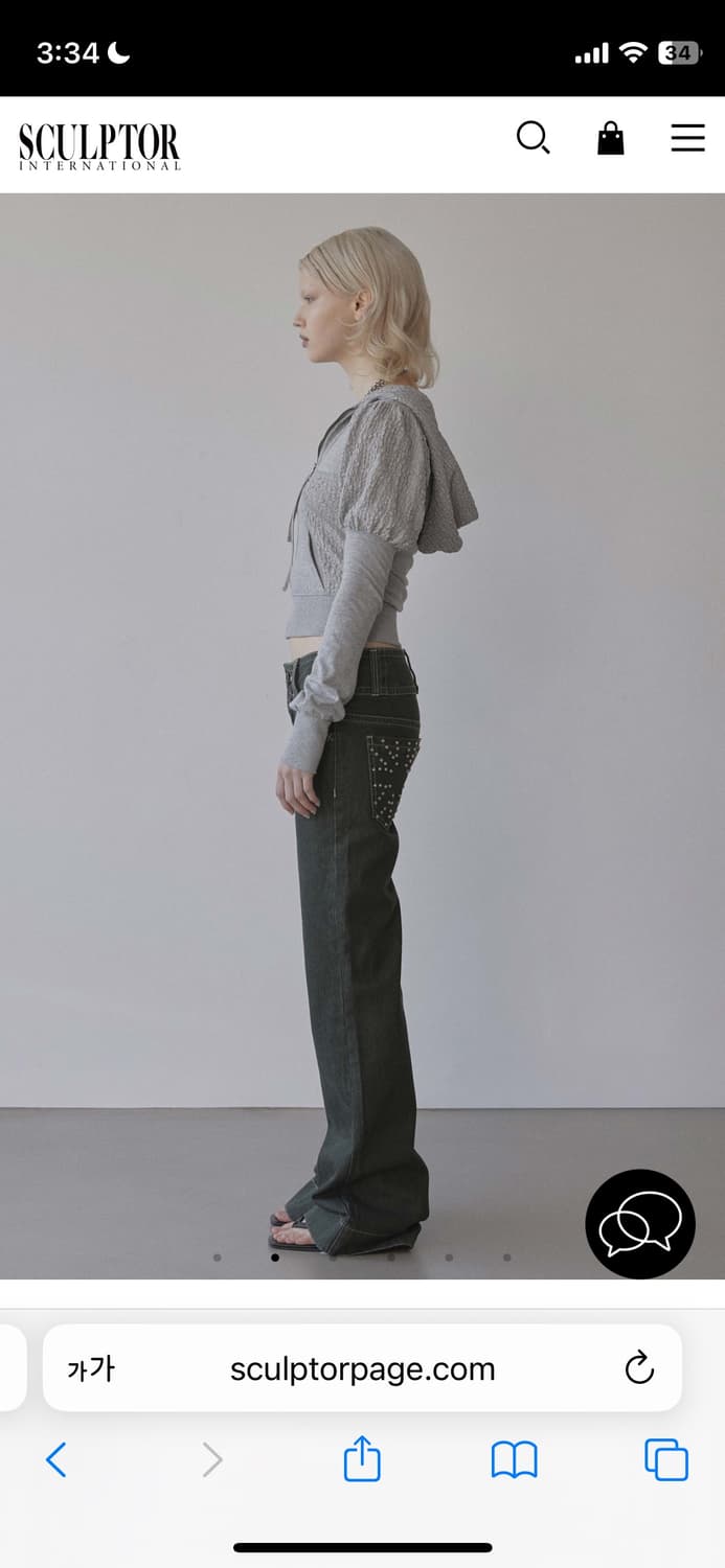 스컬프터 후드집업 그레이 L 상품이미지3