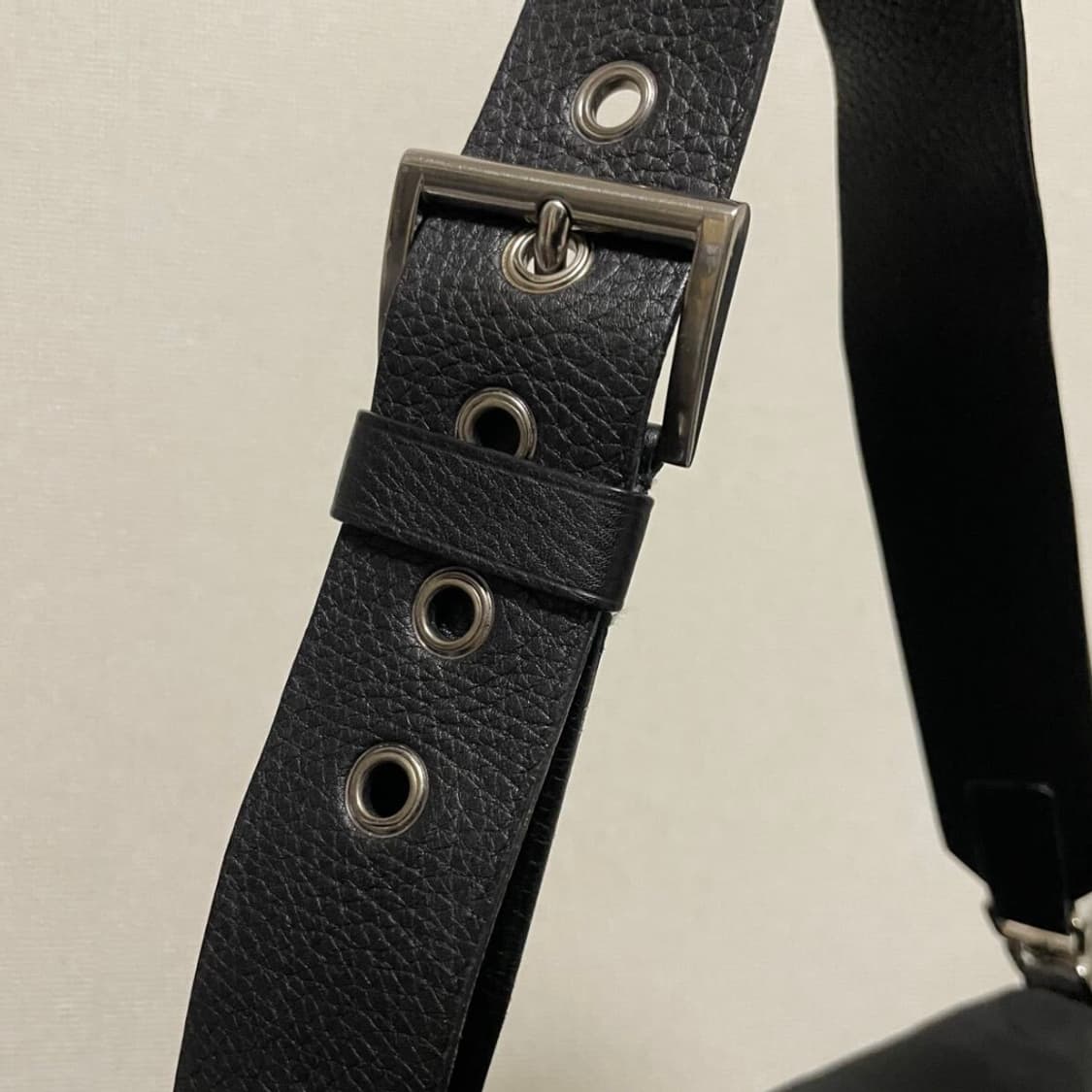 정품 프라다 빈티지 포코노 은장 사이드로고 호보백 숄더백 상품이미지6