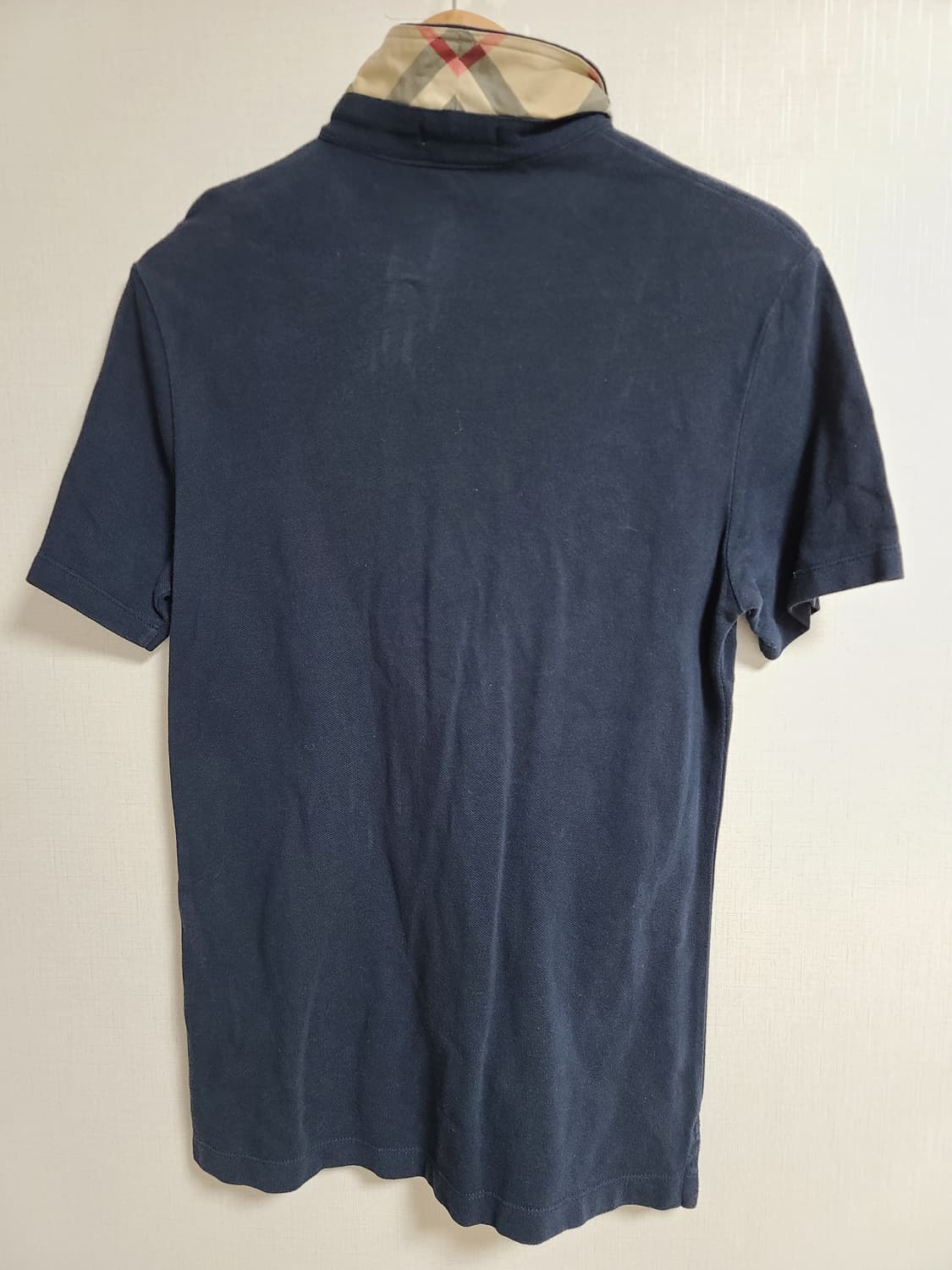 버버리 브릿 네이비 남성 폴로셔츠 S  90적당 상품이미지9