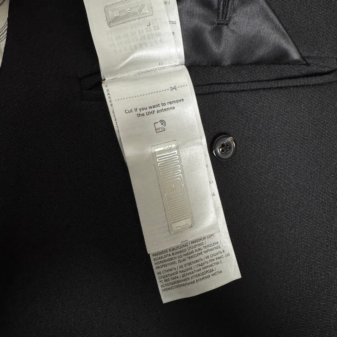 메종 마르지엘라 블랙 울 싱글 코트 52 사이즈 상품이미지7