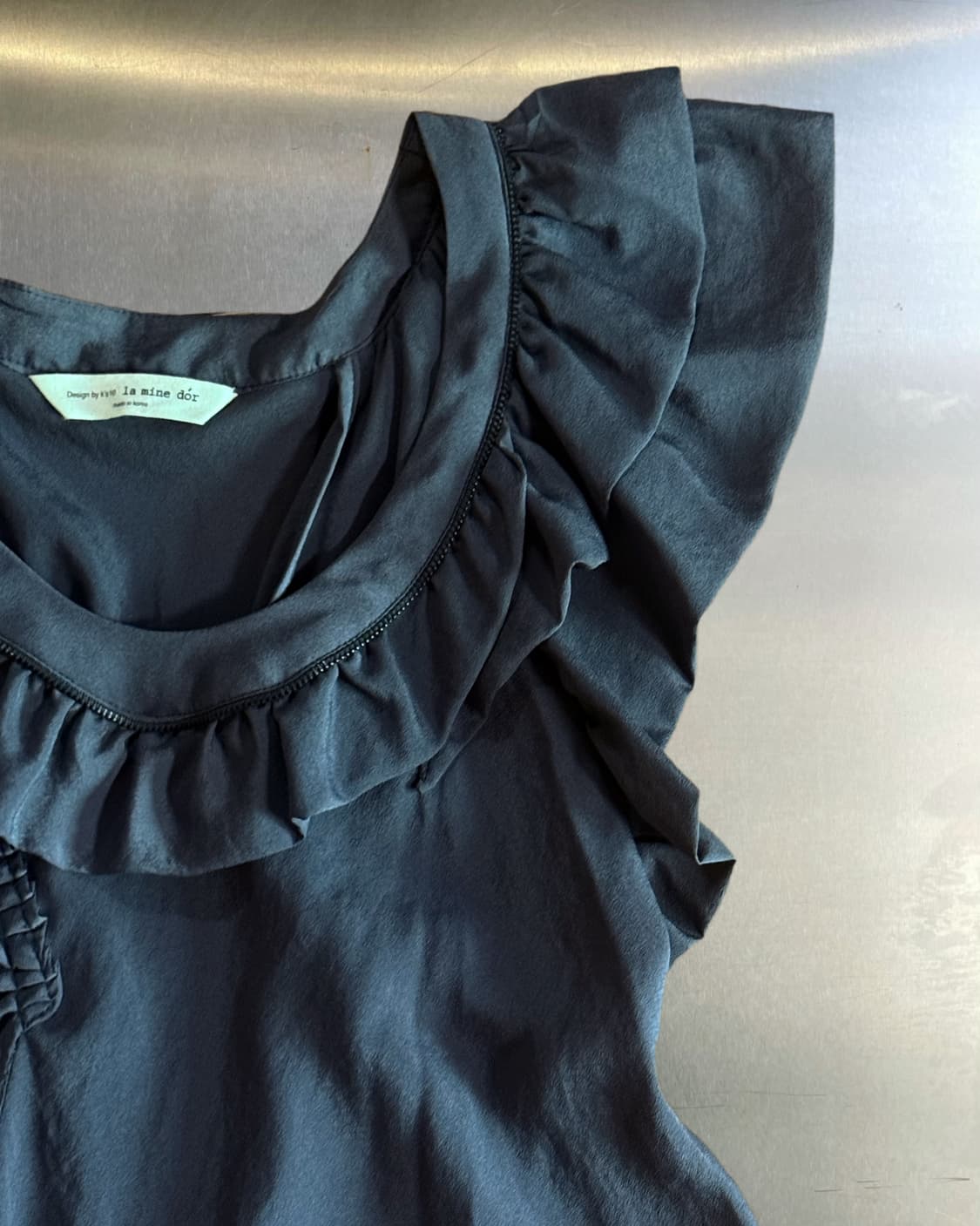 0009 - Soft Ruffle Sleeveless 상품이미지3