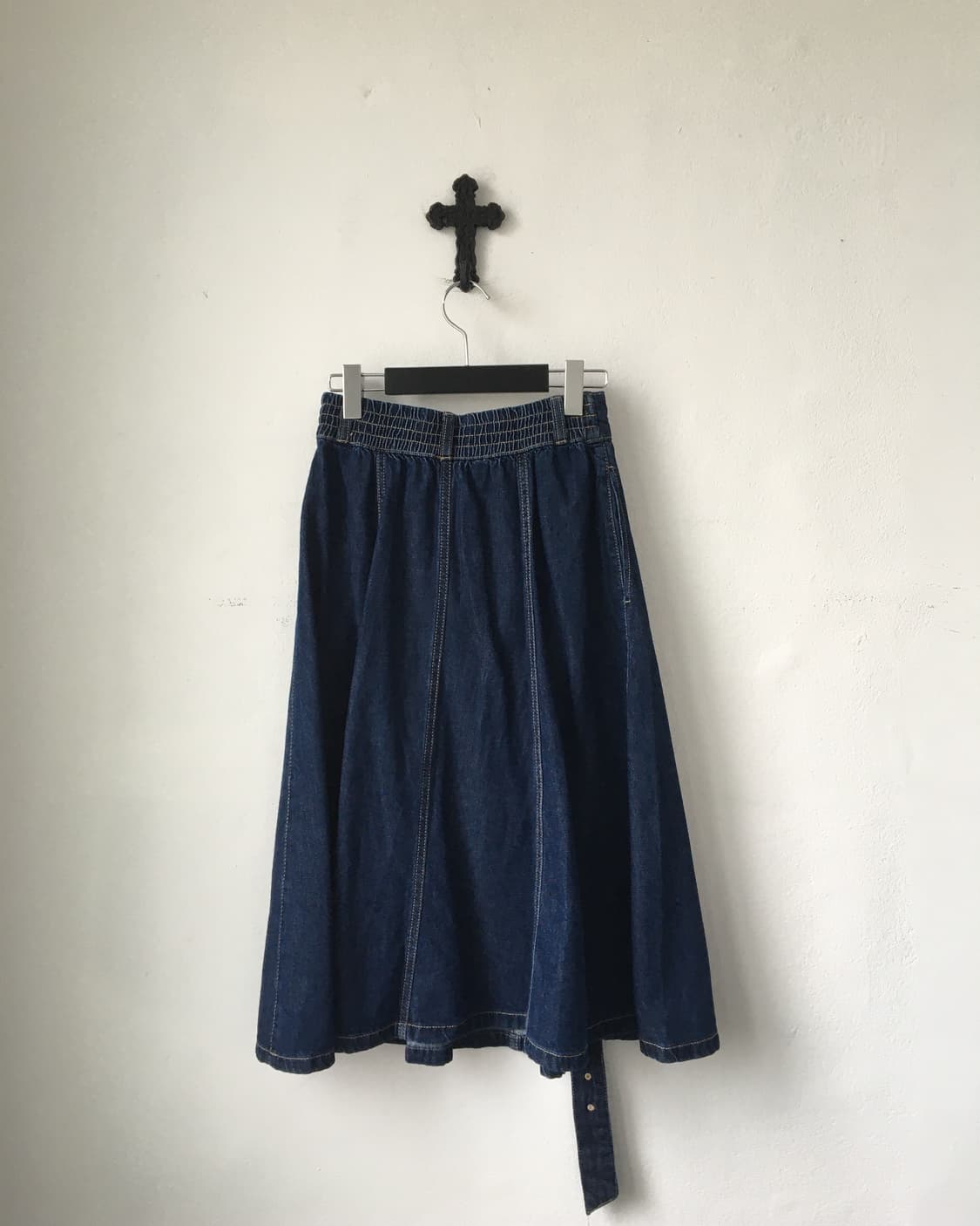 belted denim skirt 상품이미지2