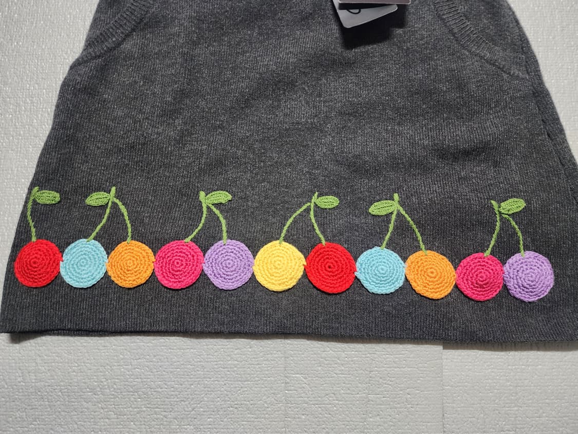 미사용) 미에코우에사코 골프치마 니트 스커트 상품이미지2