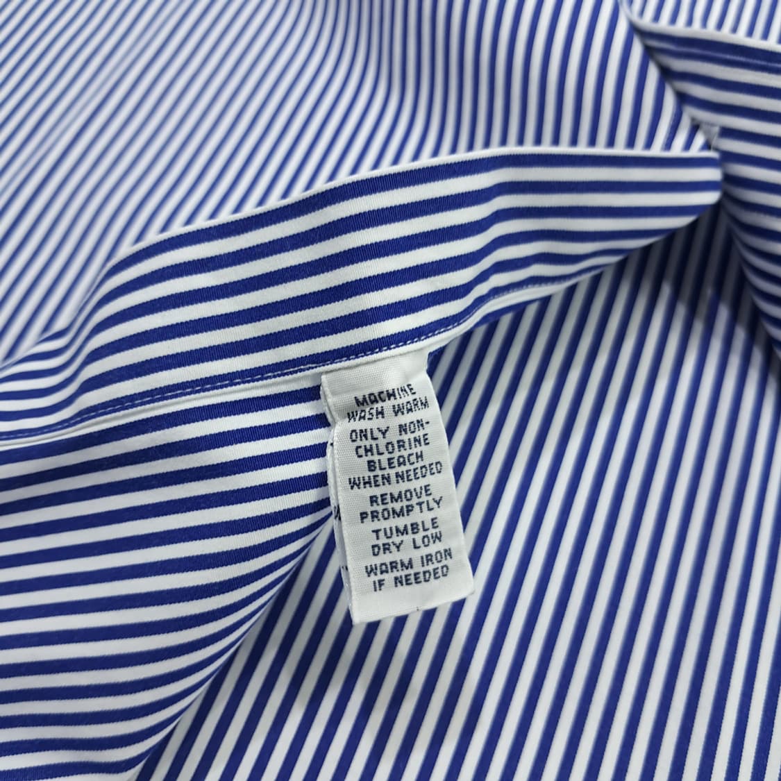Co967 2XL 폴로 랄프로렌 블루 스트라이프 긴팔 셔츠 남방 상품이미지6