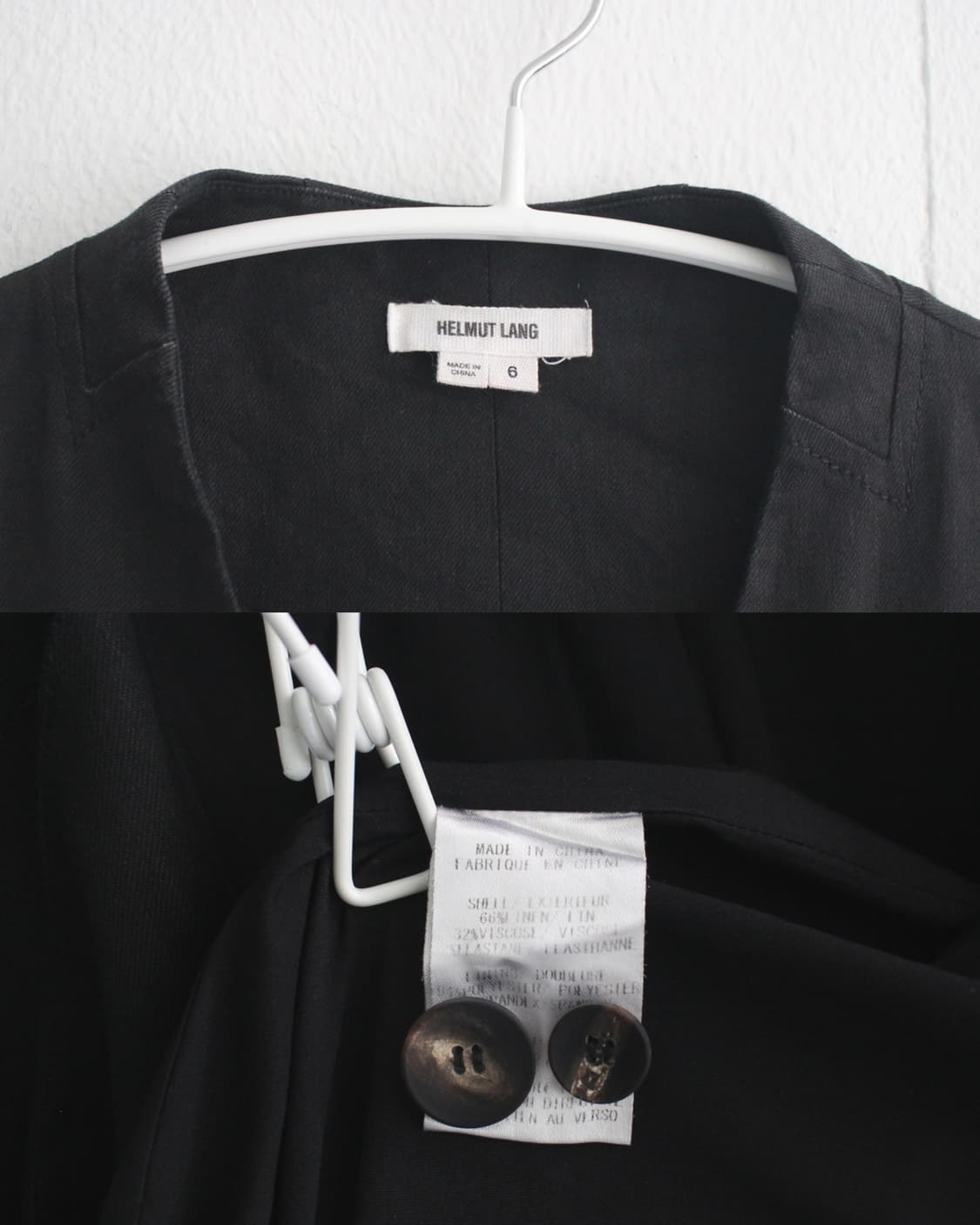 helmut lang unbalance linen jacket 상품이미지6