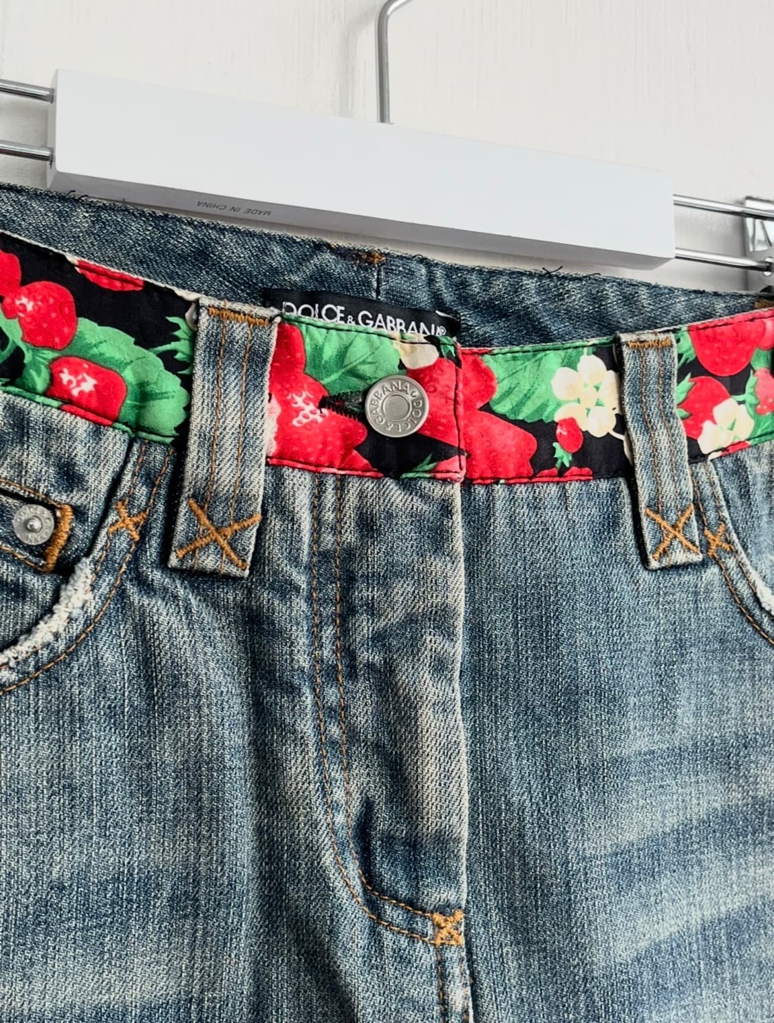 Dolce & Gabbana  스트로베리 데님 스커트 상품이미지2