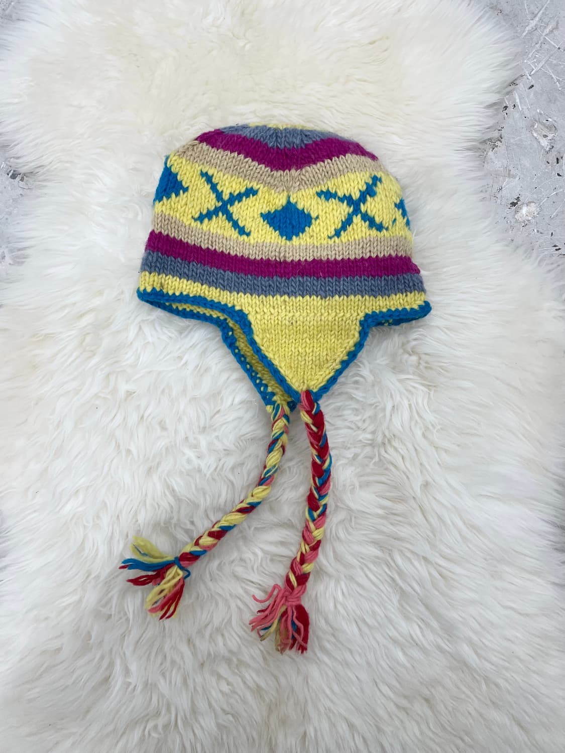 울 100 하구미 이어플랩 비니 상품이미지4