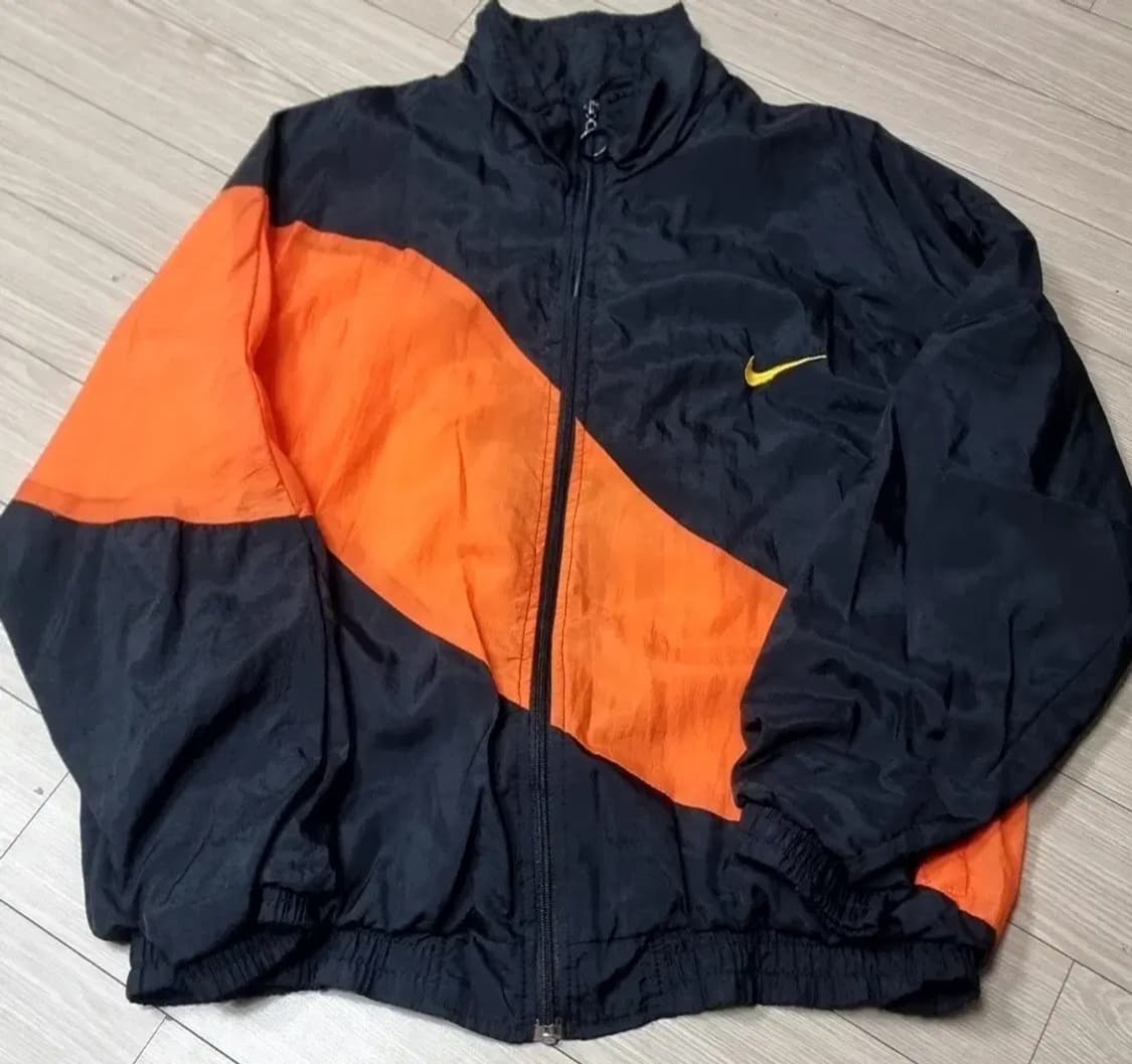 미제 올드스쿨 USA 메이드 80s 나이키 블랙 오렌지 웜업(100) 상품이미지1