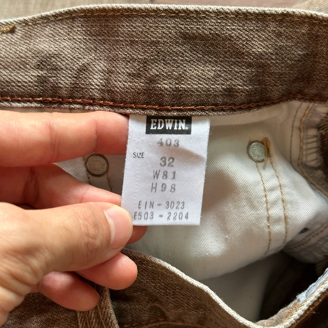 Edwin 403 denim pants 상품이미지6