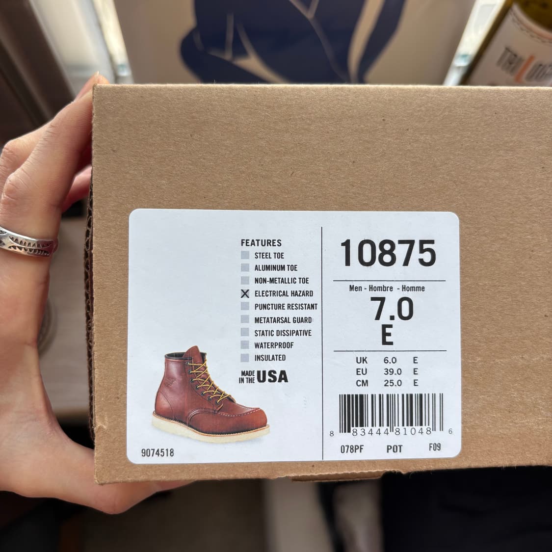 레드윙 10875 목토 부츠 250mm(US7E) 상품이미지4