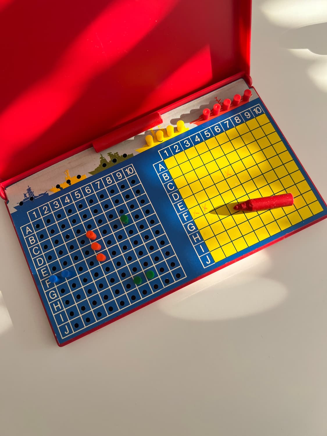 빈티지 battle ship 휴대용 보드게임 상품이미지5