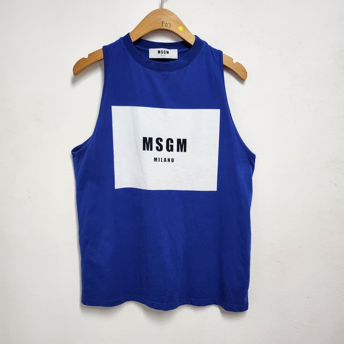 [S] MSGM 민소매 나시티 (F03) 상품이미지1