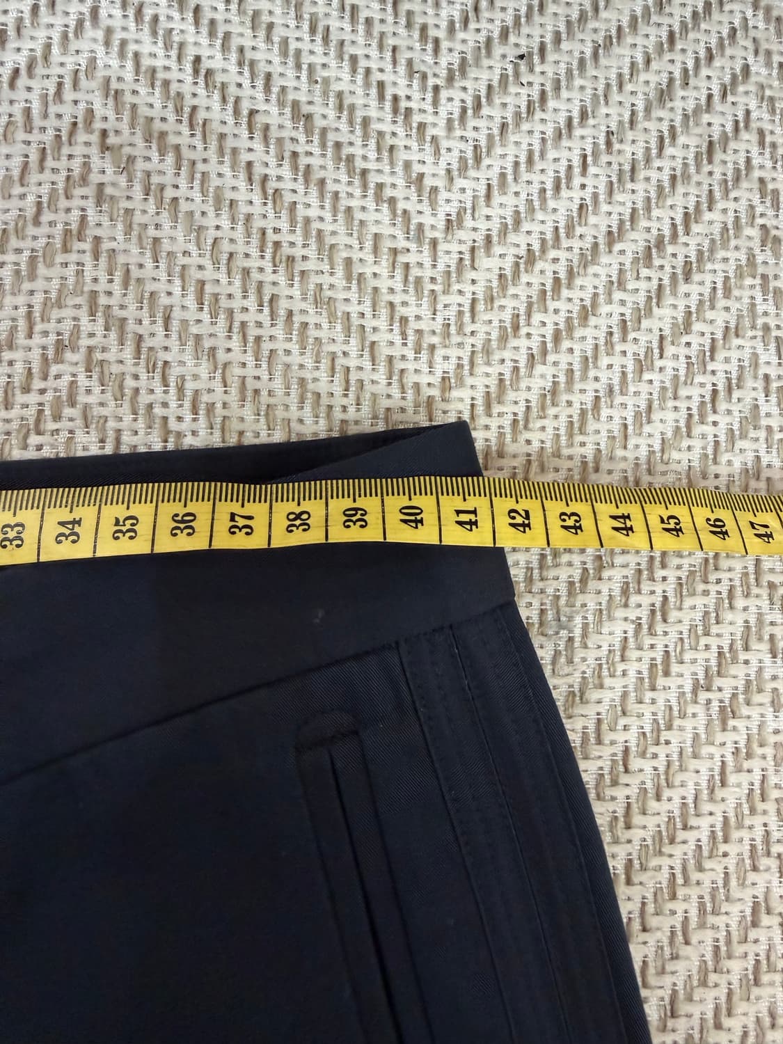 정품) 우영미 남성 사이드라인 팬츠 82(32) 상품이미지8