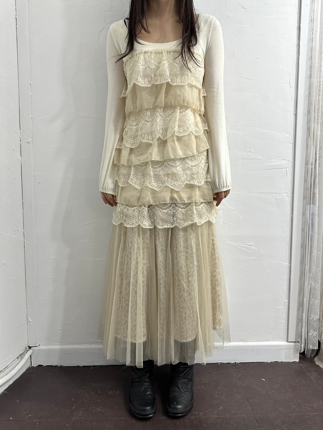 colza soft leopard sha skirt 상품이미지2