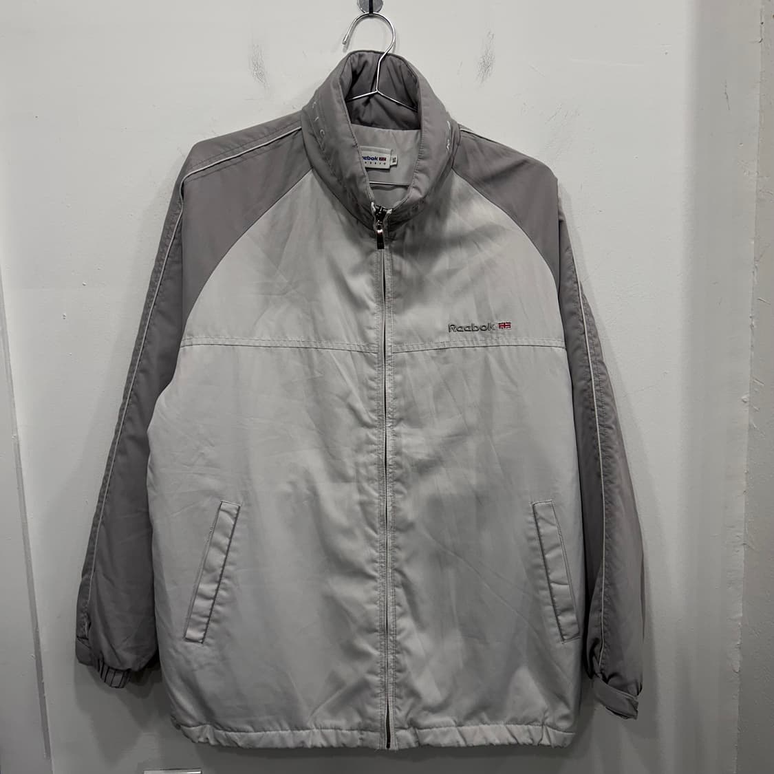 리복 클래식 배색 나그랑 자켓, 조거팬츠 셋업 상품이미지2