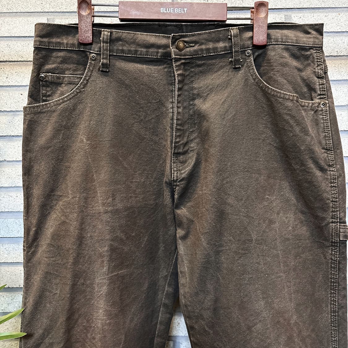 디키즈 헤비게이지 워크 카펜터팬츠 페이드 디테일 밤색 상품이미지4