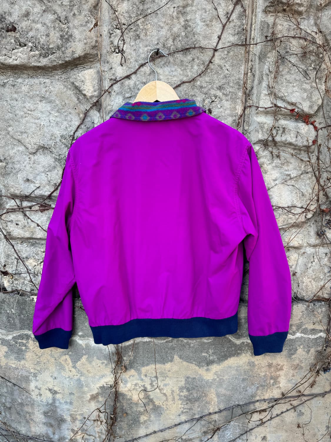 90s 엘엘빈 빈티지 아즈텍 플리스 안감 쓰리시즌 웜업 자켓 후리스 상품이미지2