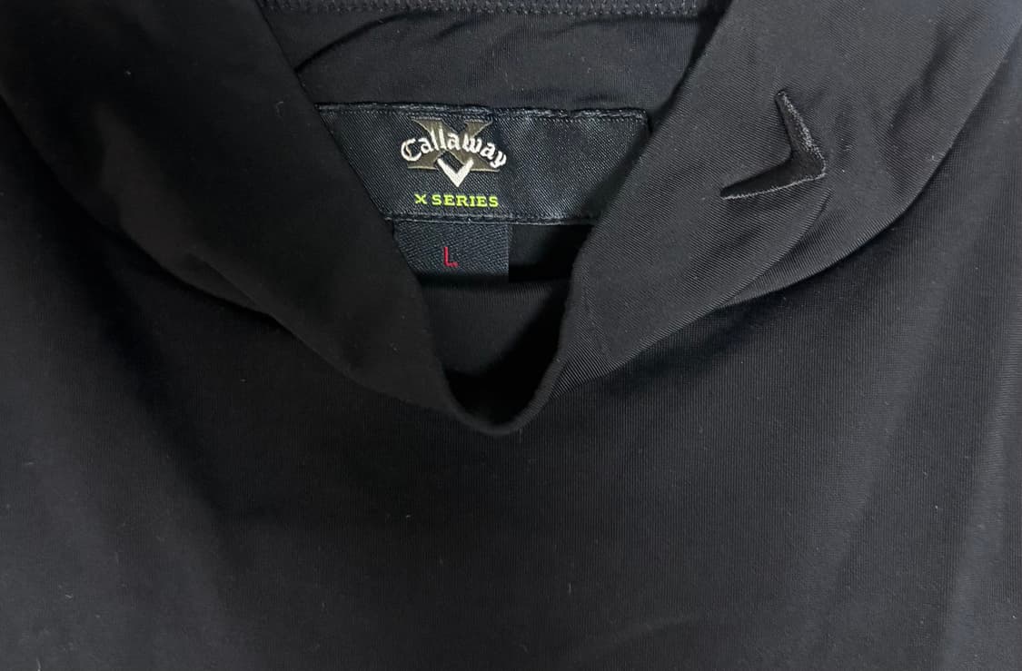 Callaway X Series Black Half Neck Tee 상품이미지3