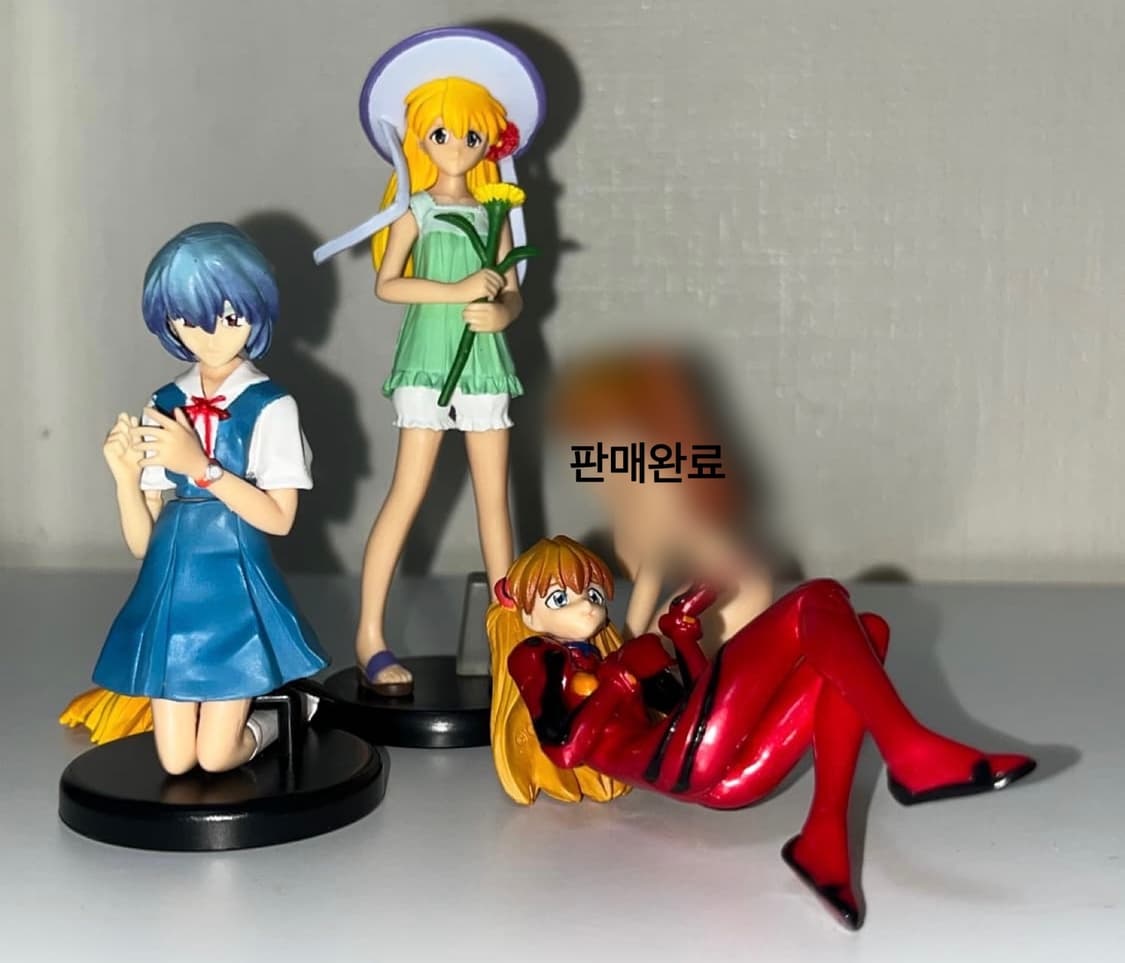 에반게리온 가챠 피규어(아스카 2종, 레이 1종_개별구매/일괄구매 가능) 상품이미지1