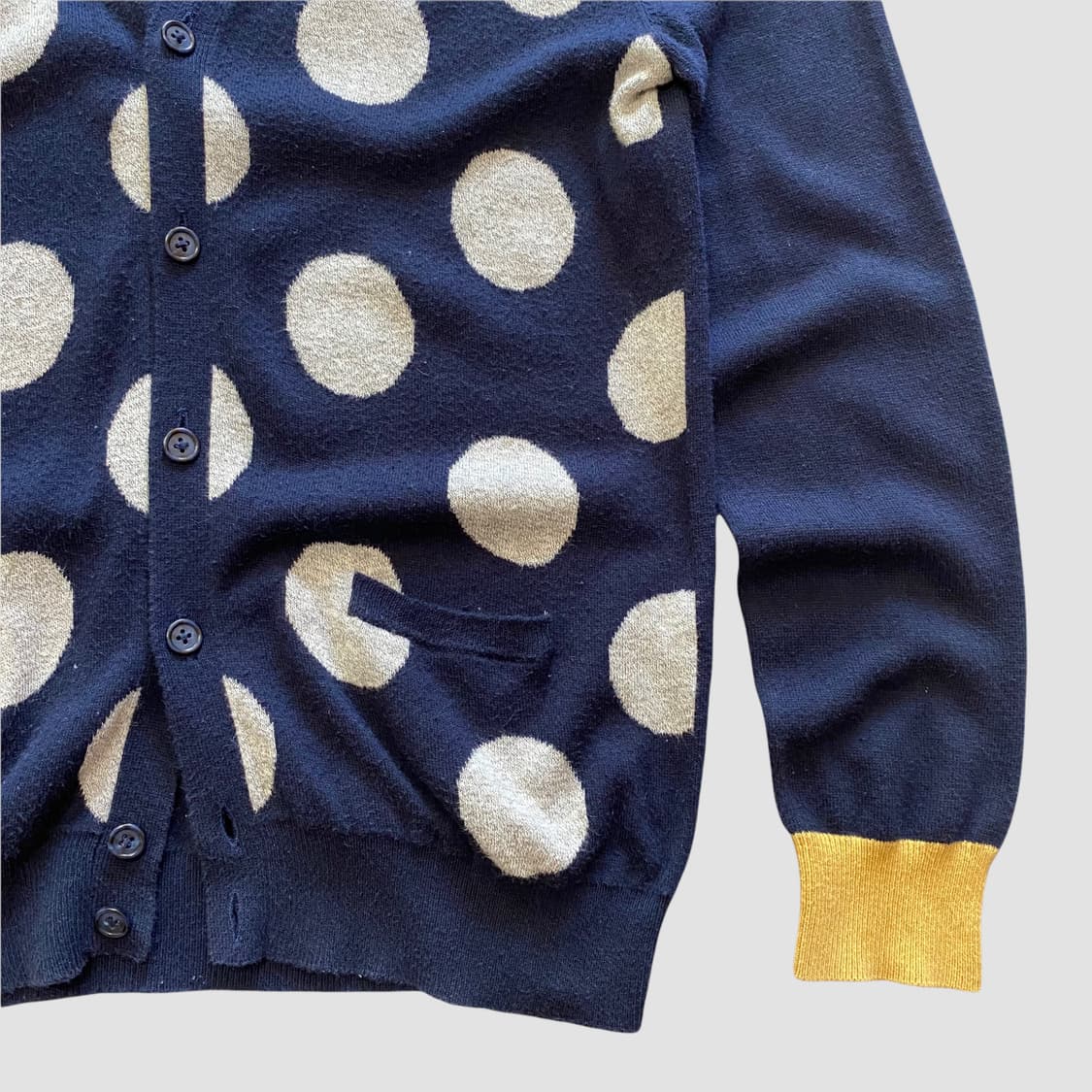 (L)프레드페리 도트 가디건 상품이미지3