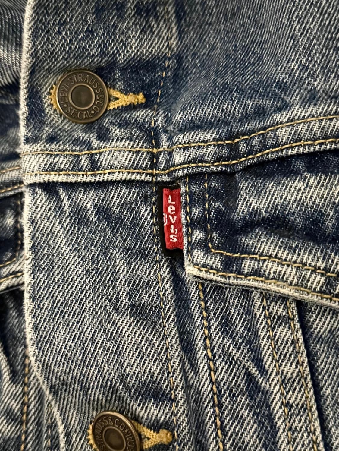 베트멍 17ss 리바이스 크롭 데님 상품이미지6