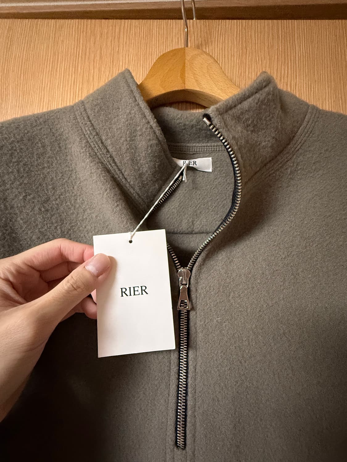 Rier city fleece 리에르 L사이즈 Argile 상품이미지5