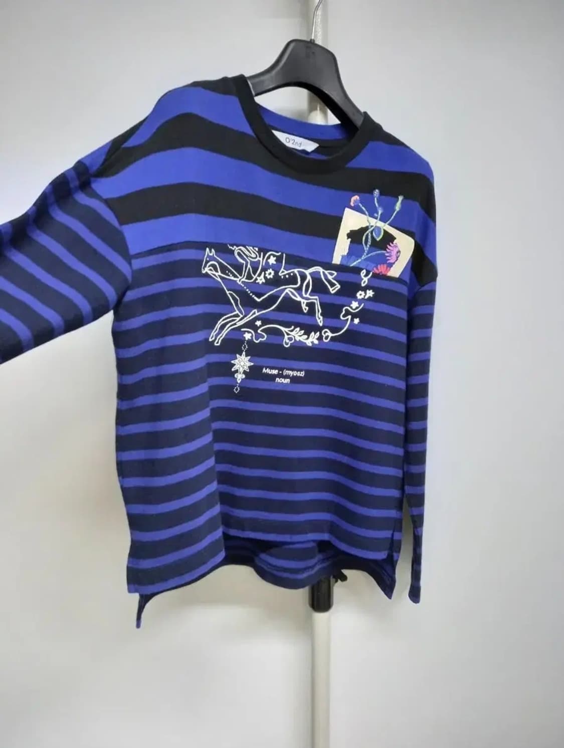 오즈세컨 춘추동 단가라 언발 티셔츠 44-66 상품이미지4