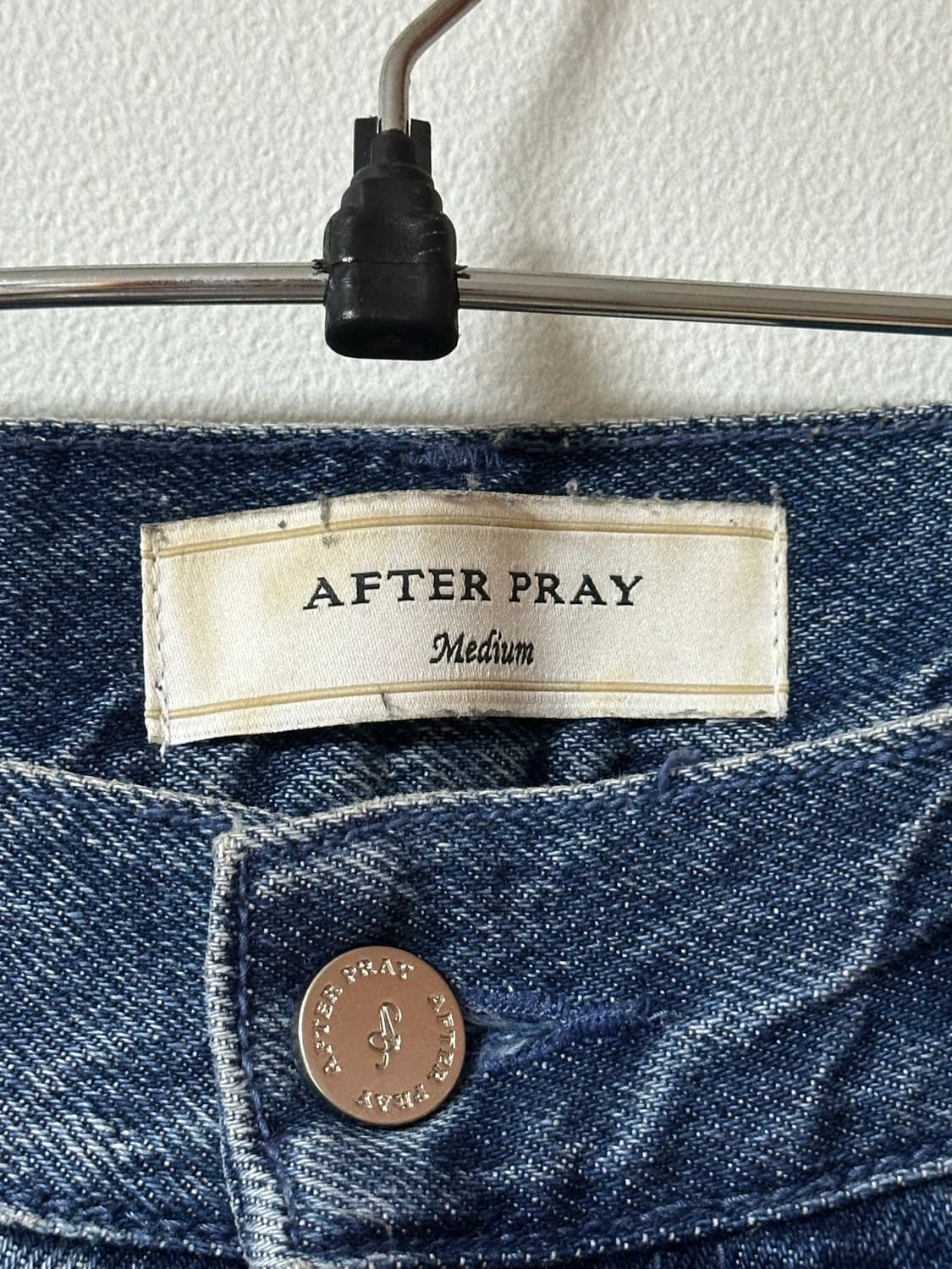 [M] 애프터프레이 트랙 데님 팬츠 상품이미지3