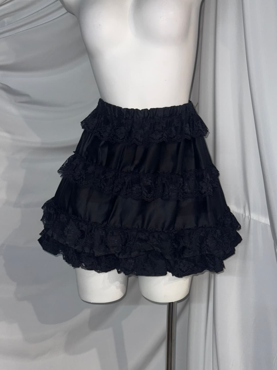 무채색 페어리 레이스 세라깔 코디세트  상품이미지2