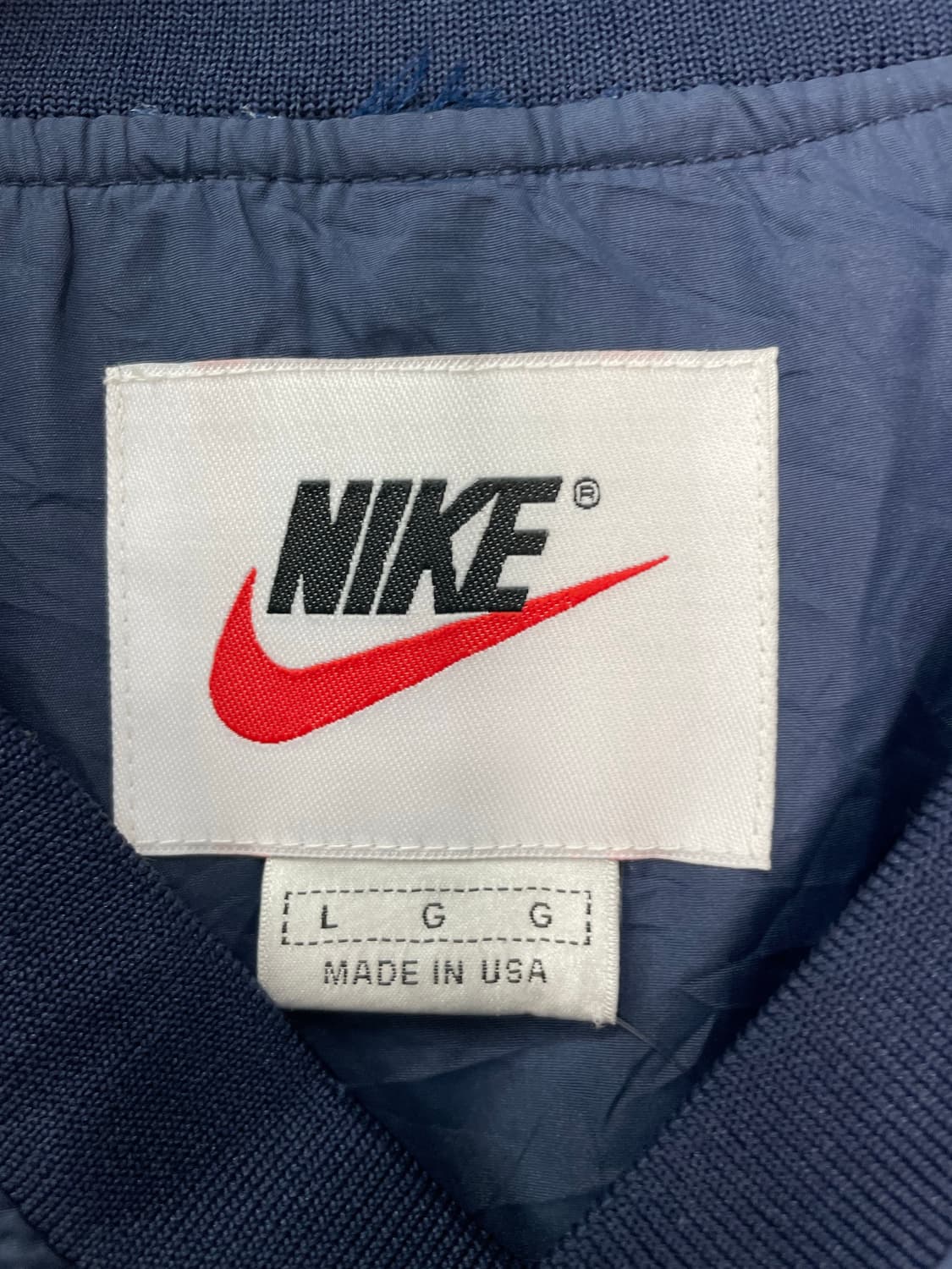 나이키 올드스쿨 브이넥 네이비 웜업 H2311 상품이미지5