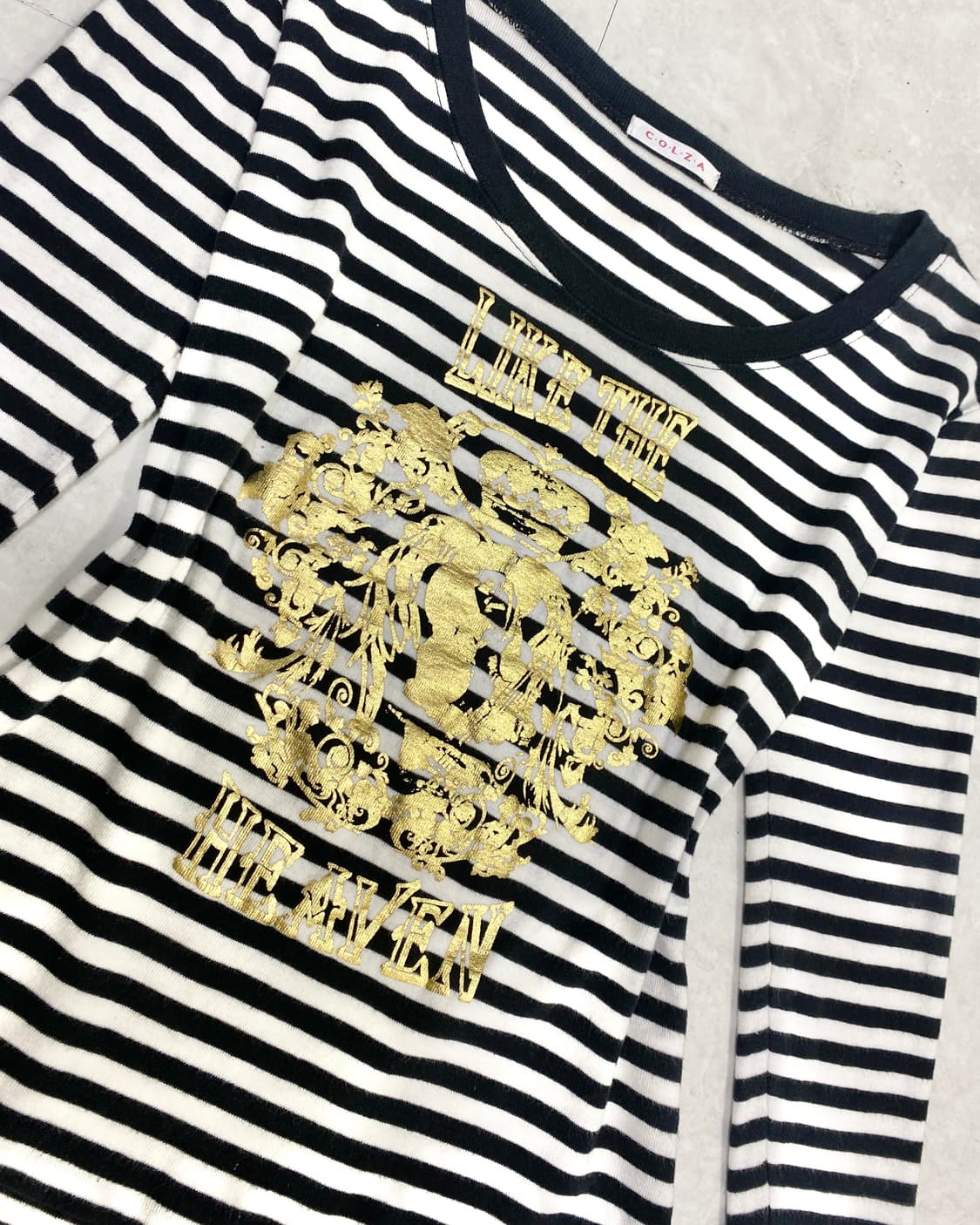 COLZA stripe t-shirt 상품이미지4