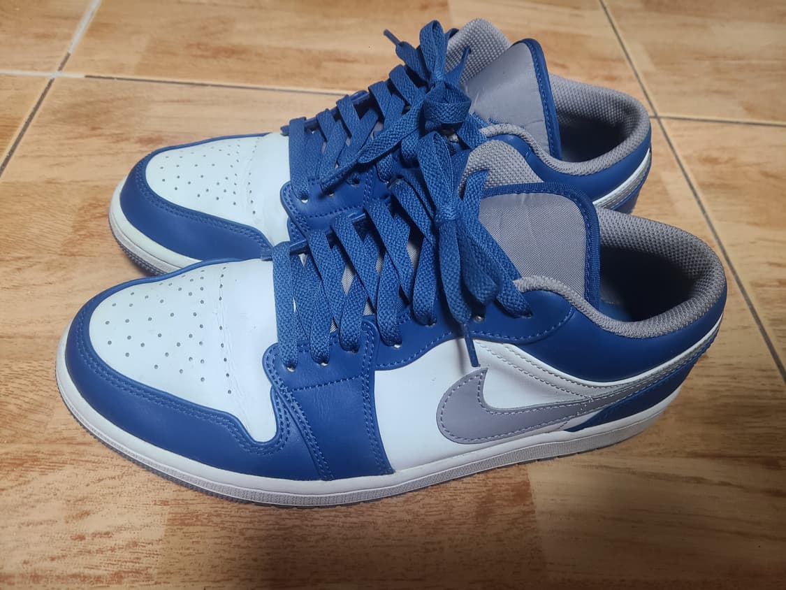 나이키 조던1로우 트루블루 270(265추천) 상품이미지1