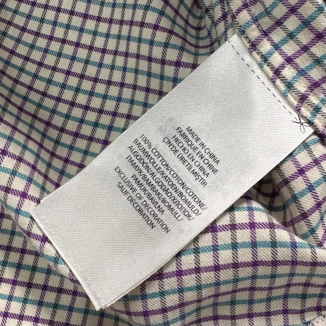 폴로 랄프로렌 와이드 카라 체크 셔츠  상품이미지6