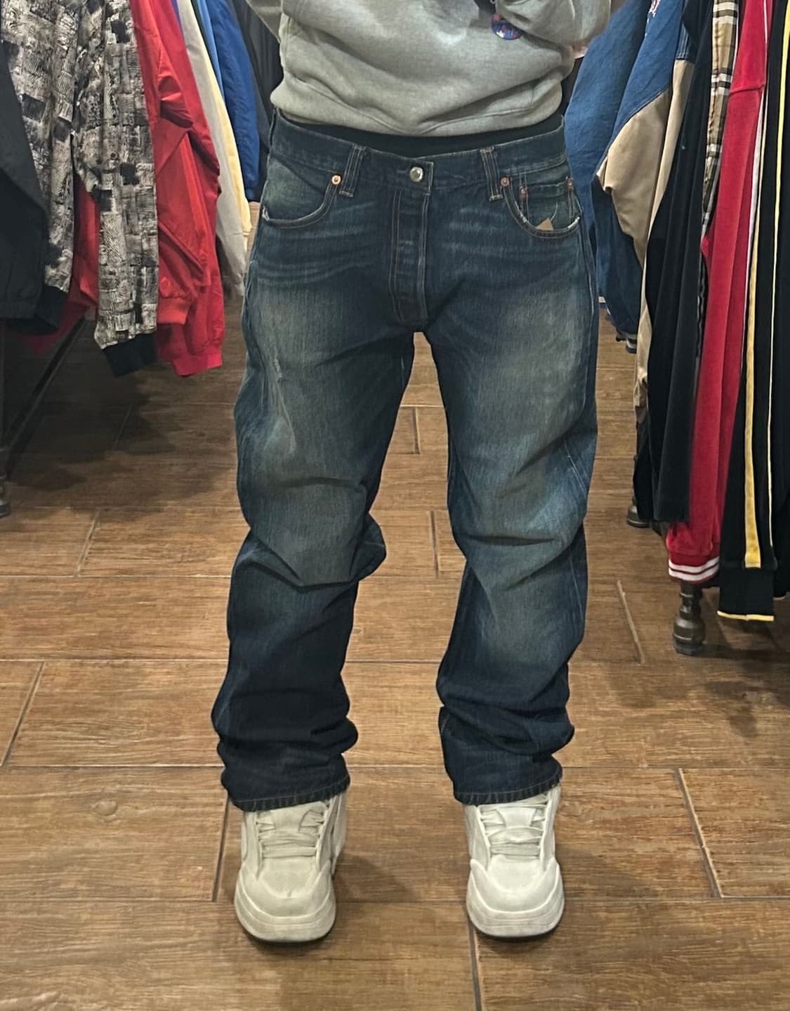 [HI] 리바이스 501 데님 진청 상품이미지2